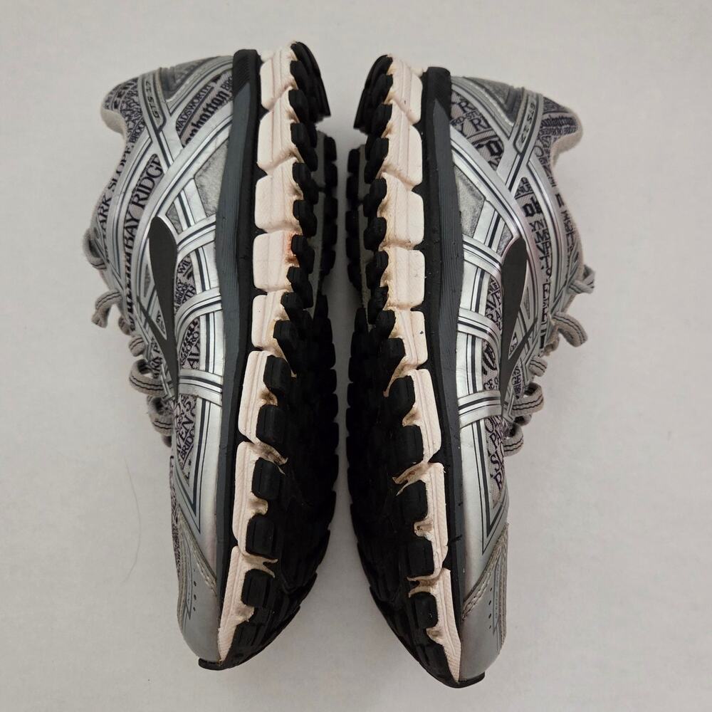 Brooks Adrenaline GTS 17 Gray Lady NYC Limited Edition Running Sneakers Sz 7 - Picture 4 of 15